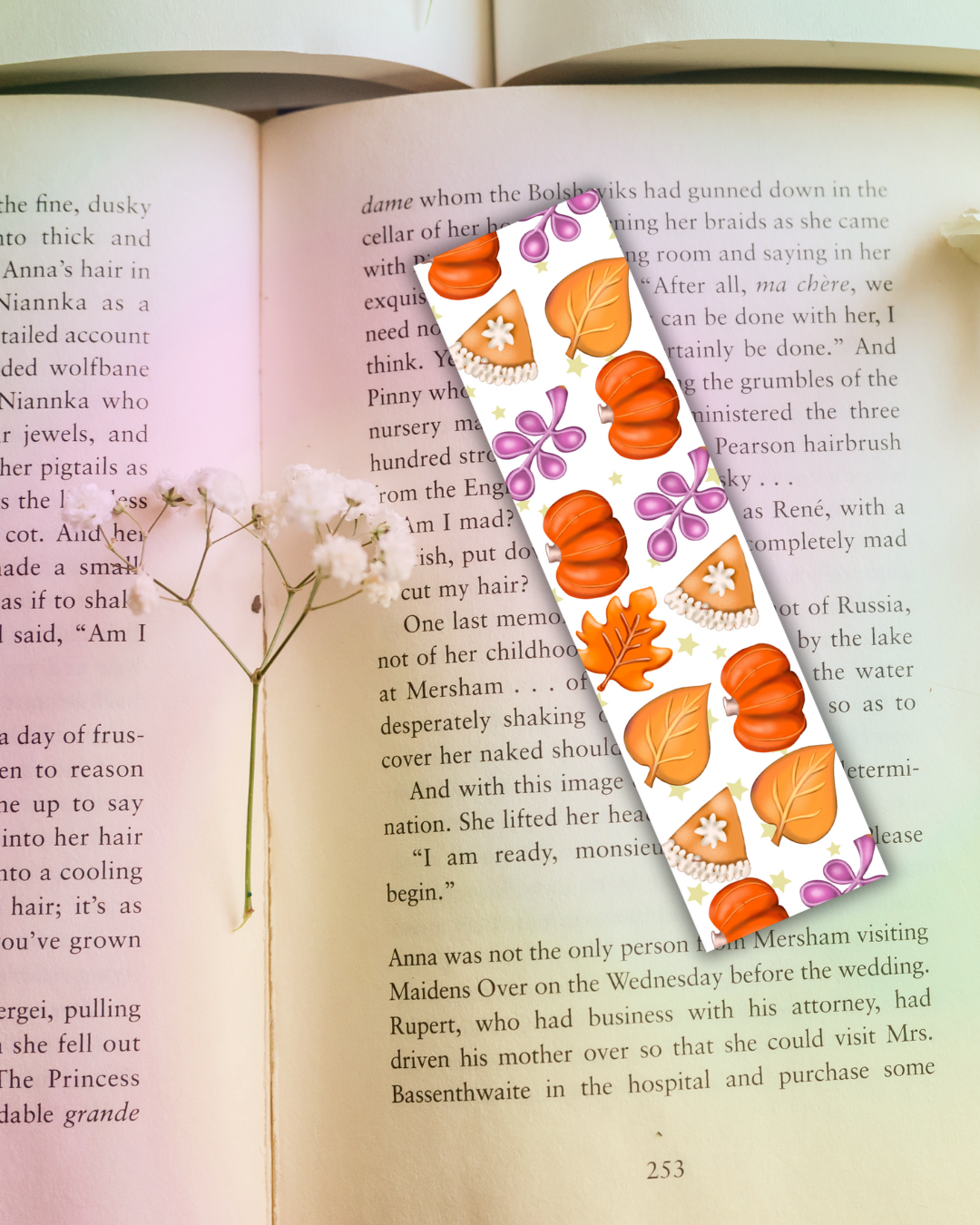 Cozy Treats Bookmark Handmade Bookish Gift