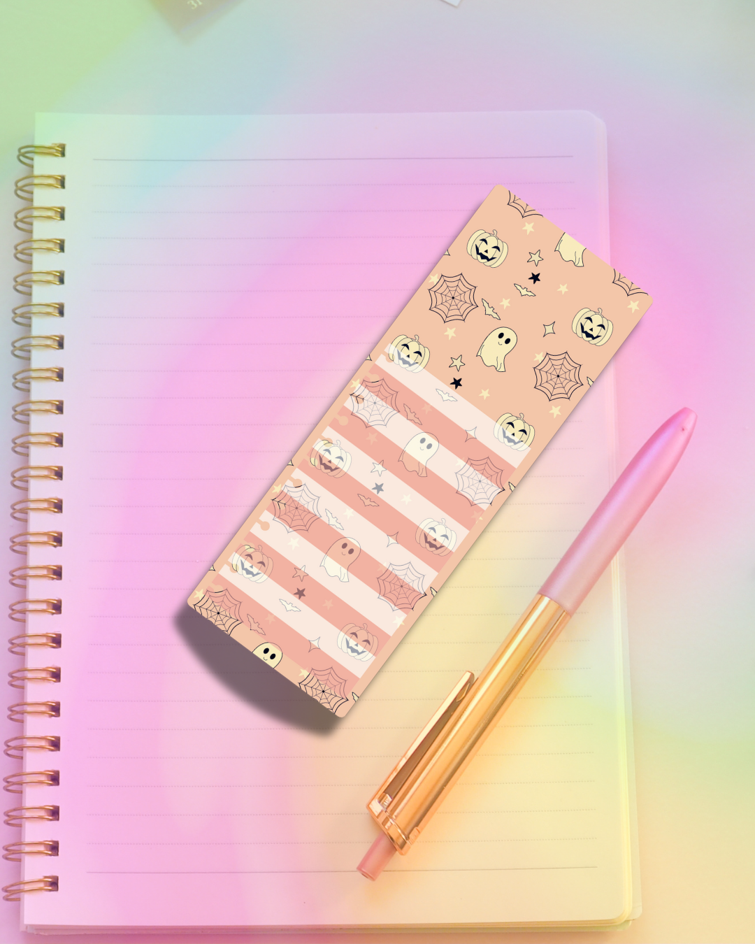 Spooky Autumn Notepad 2.5"x7" 45 Pages Aesthetic Cute Stationery Gift