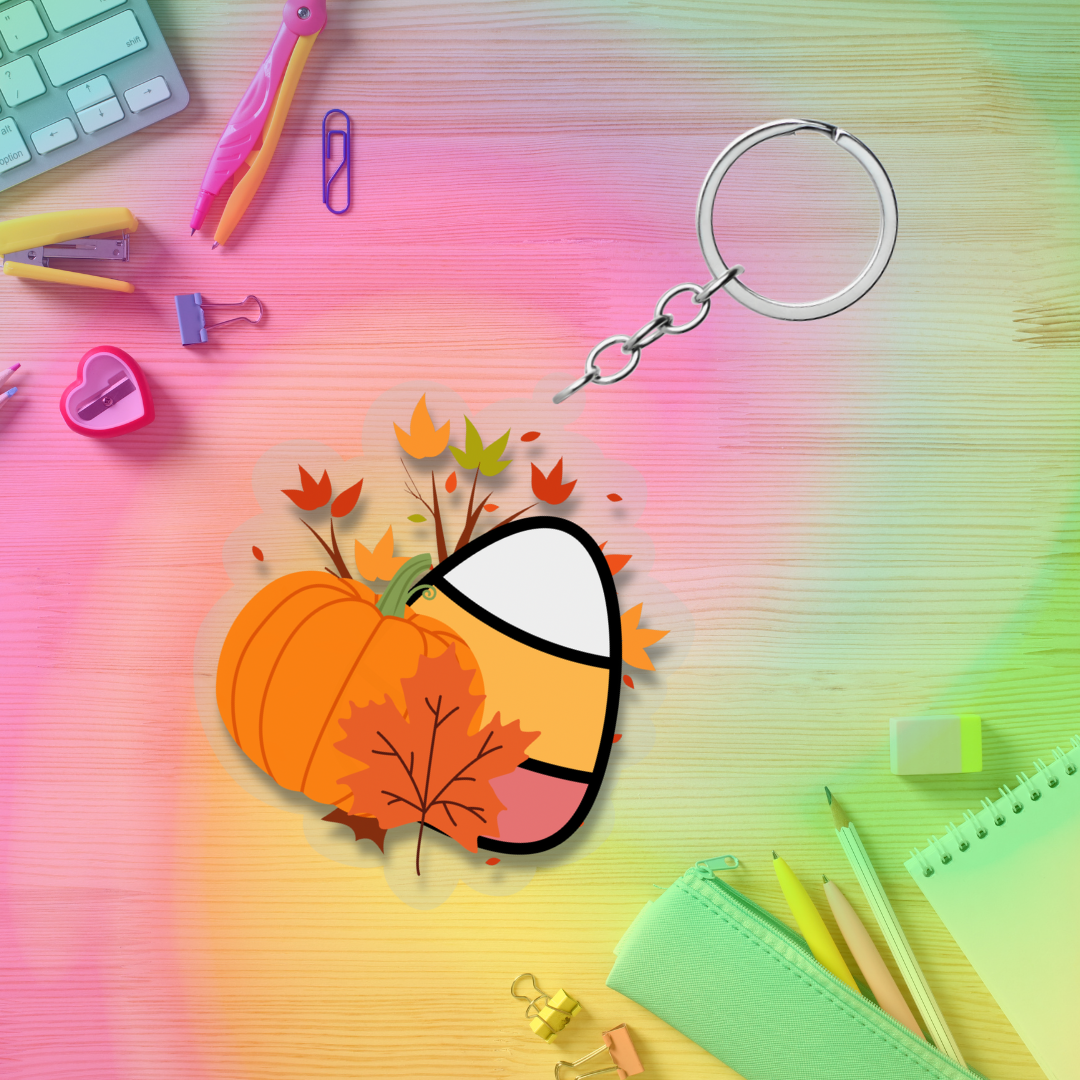 Fall Vibes Acrylic Keychain