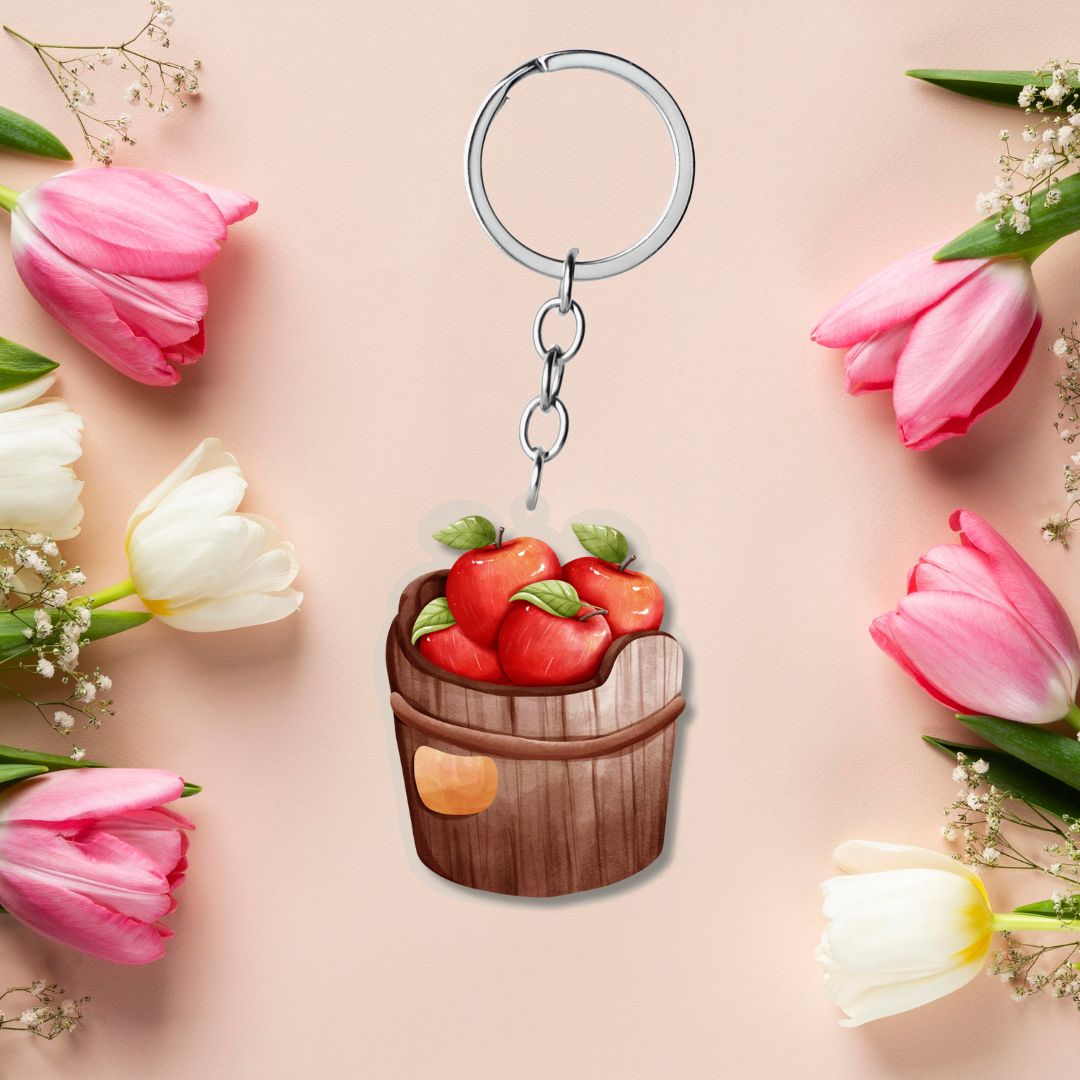 Apple Bunch Acrylic Keychain