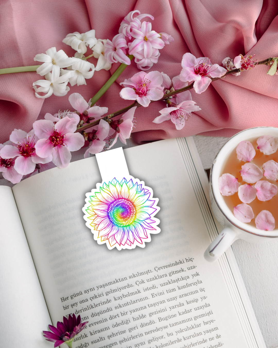 Autism Sunflower Magnetic Bookmark