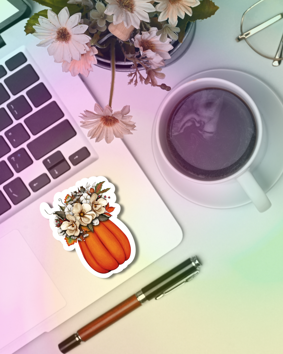 Autumn Bouquet Vinyl Sticker