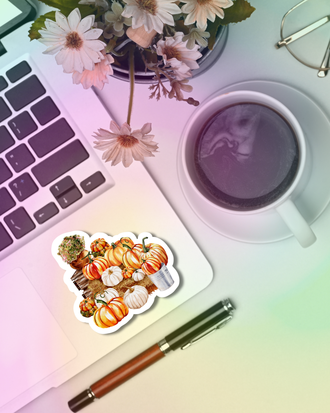 Autumn Bunch Vinyl Sticker
