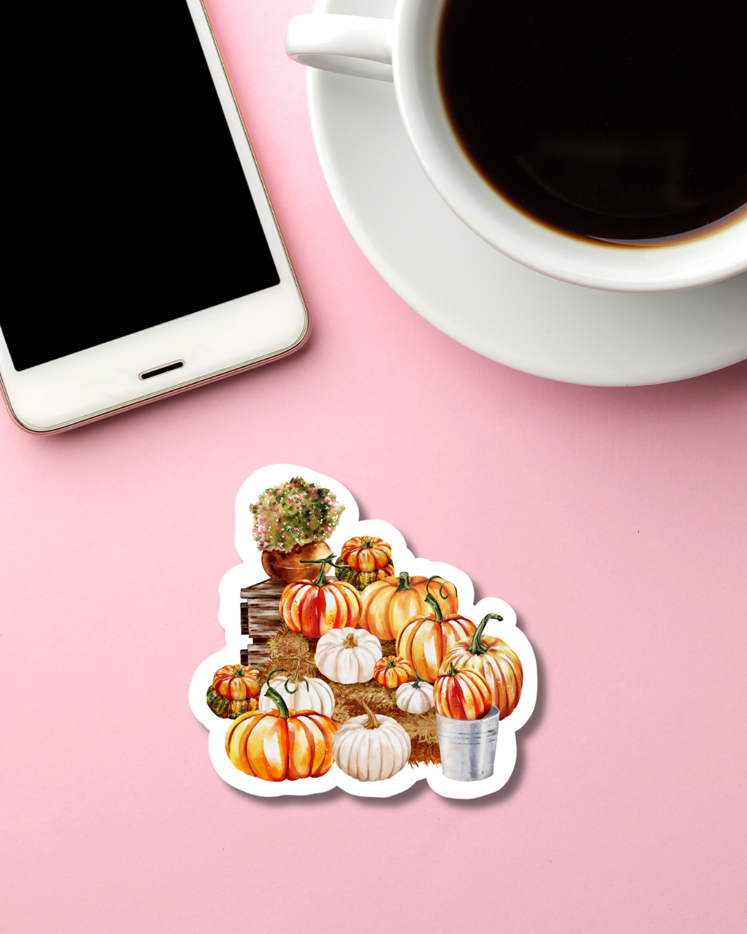 Autumn Bunch Mini Vinyl Sticker