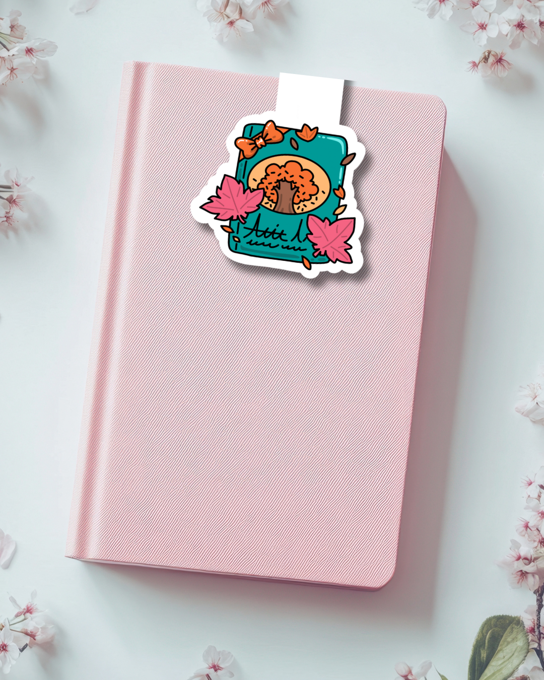 Autumn Book Magnetic Bookmark Handmade Bookish Gift