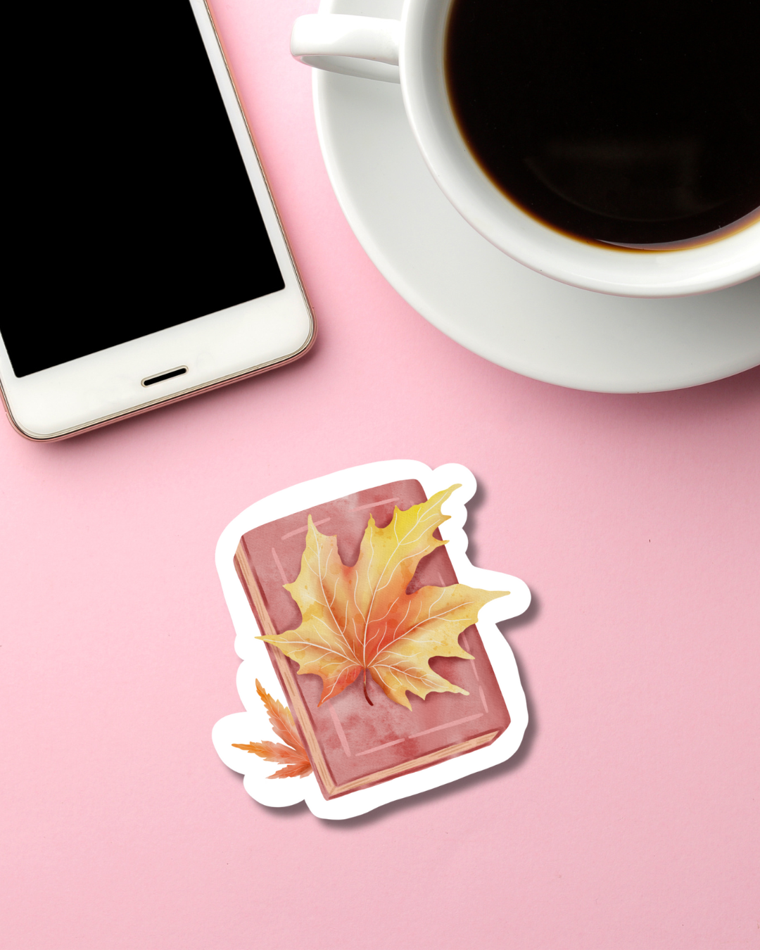 Autumn Book Mini Vinyl Sticker