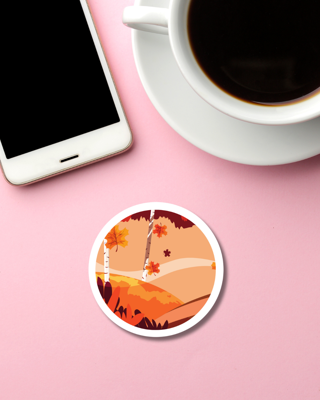 Autumn Evening Mini Vinyl Sticker