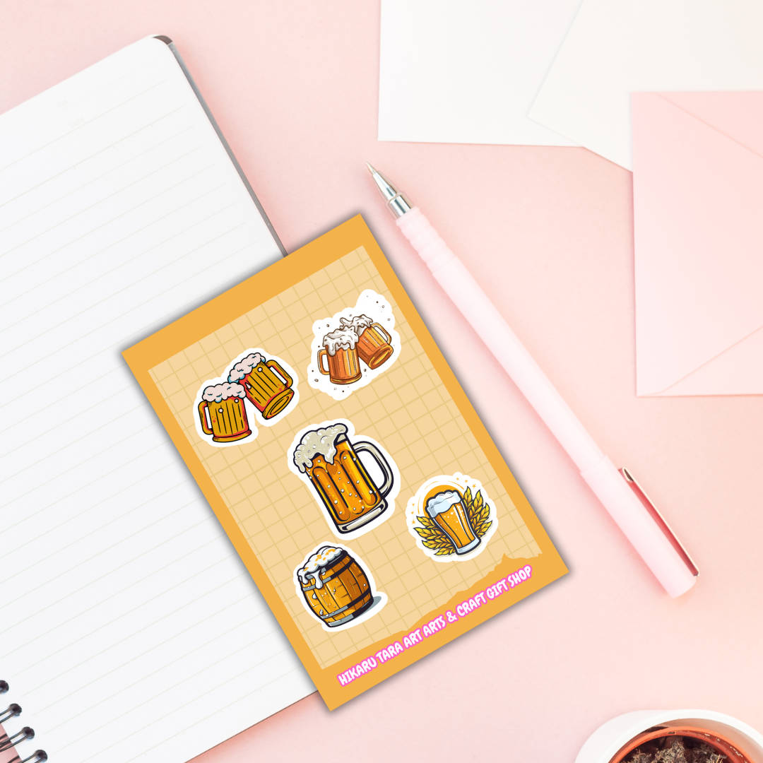 Beer Blast Sticker Sheet