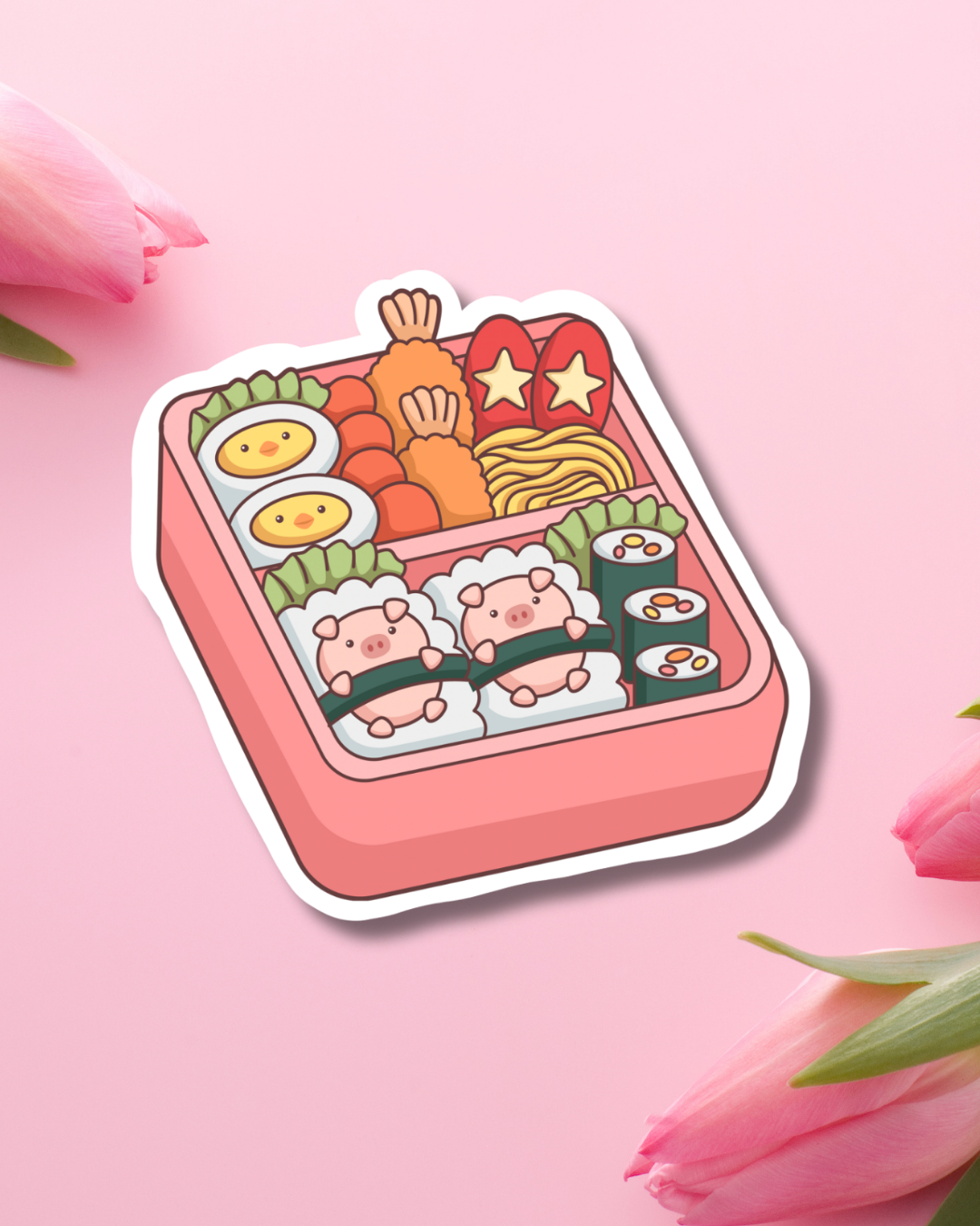 Bento Box Cuties Vinyl Sticker