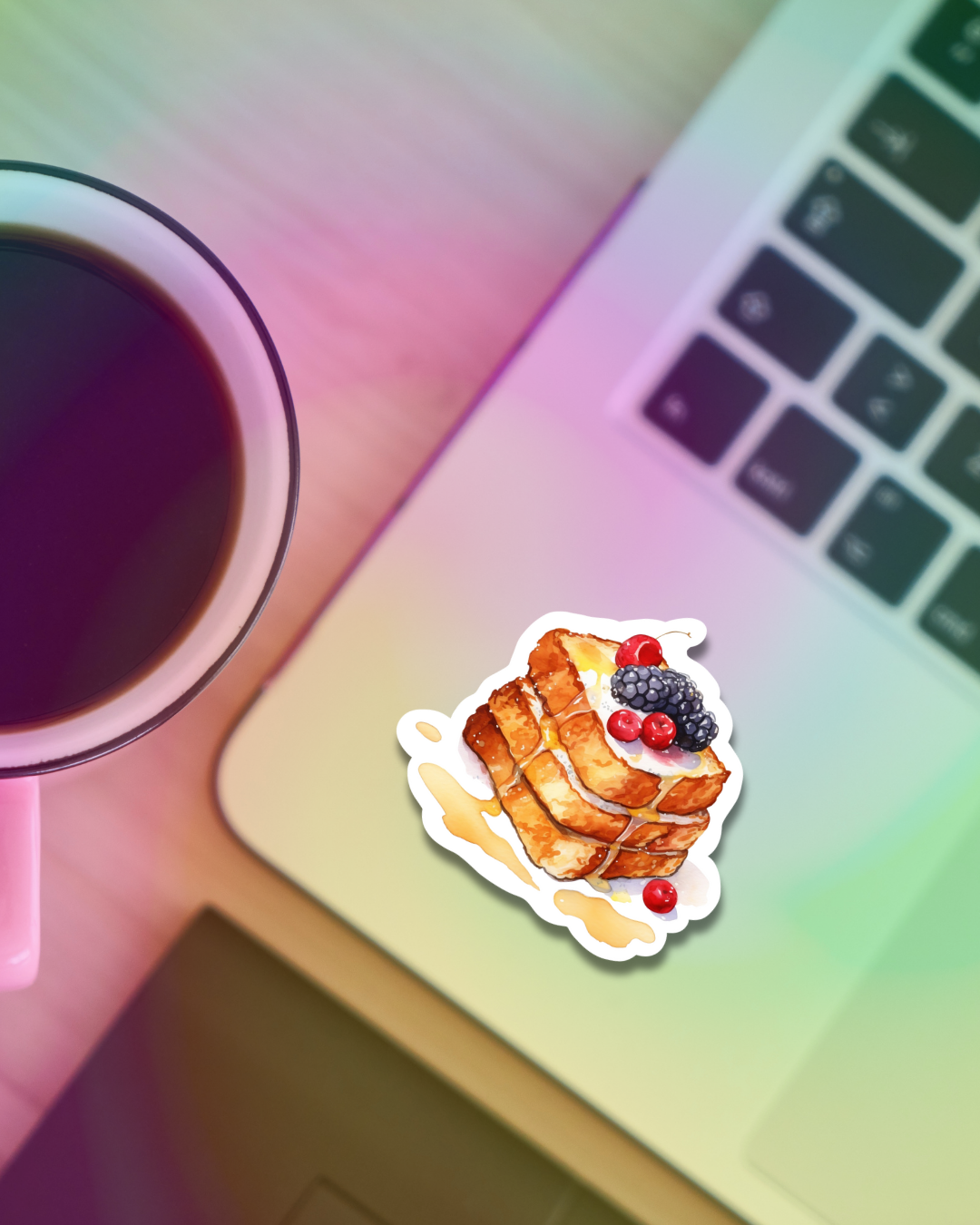 Berry French Toast Vinyl Sticker