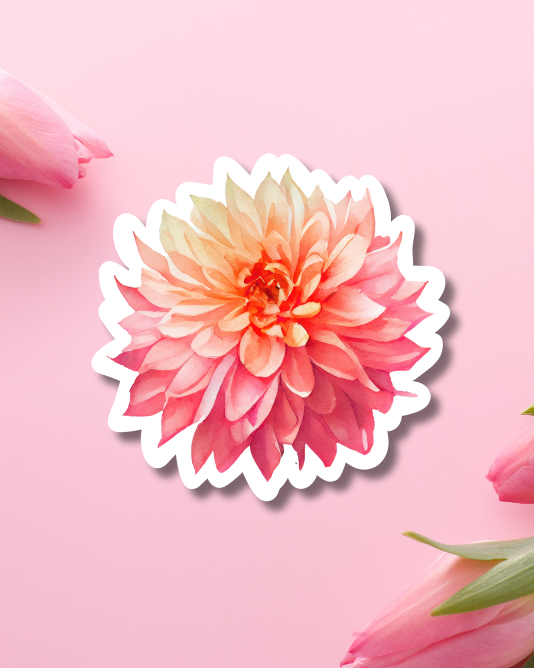 Bloomed Flower Vinyl Sticker