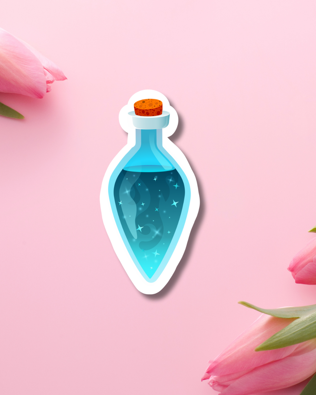Blue Bottle Vinyl Sticker