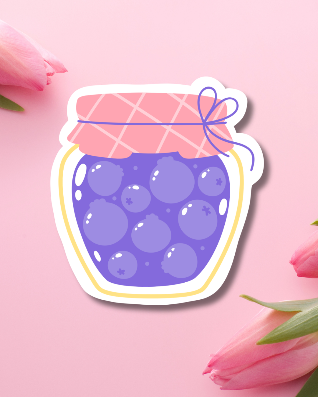Blueberry Preserves Vinyl Sticker