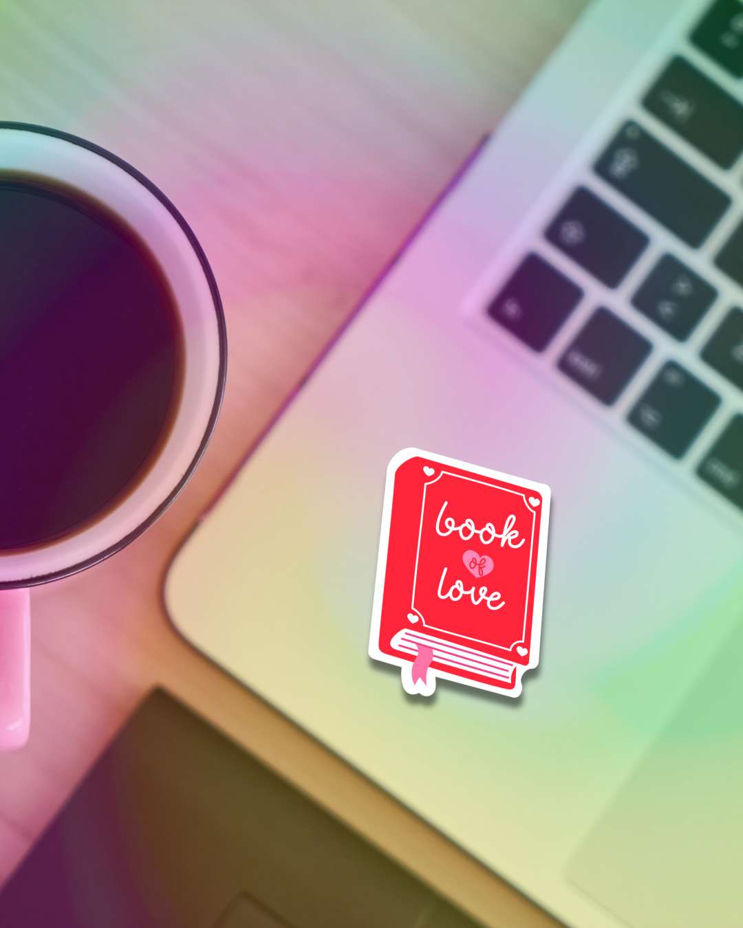 Book of Love Vinyl Sticker