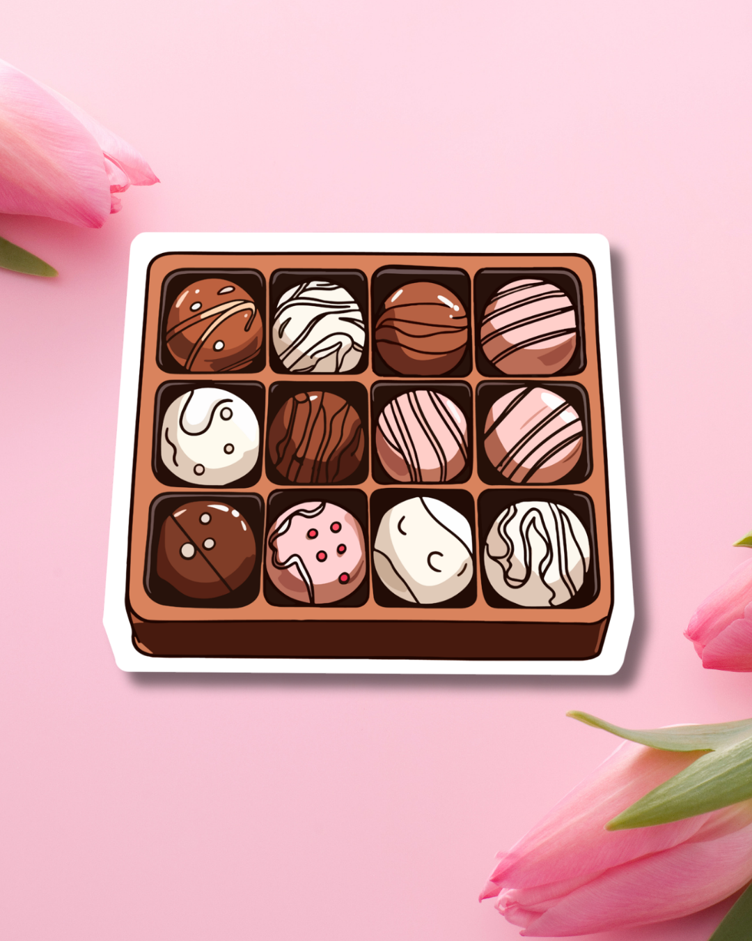 Box of Chocolates Vinyl Sticker