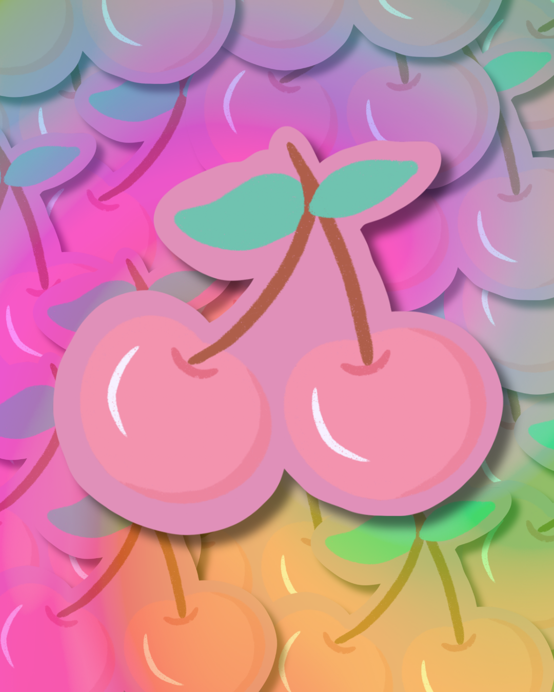 Cherry Bomb Vinyl Sticker