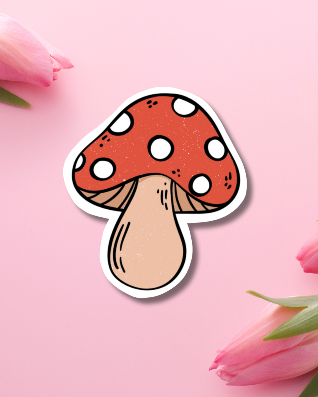 Classic Shroom Vinyl Sticker