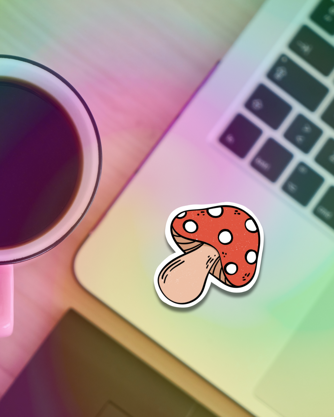 Classic Shroom Vinyl Sticker