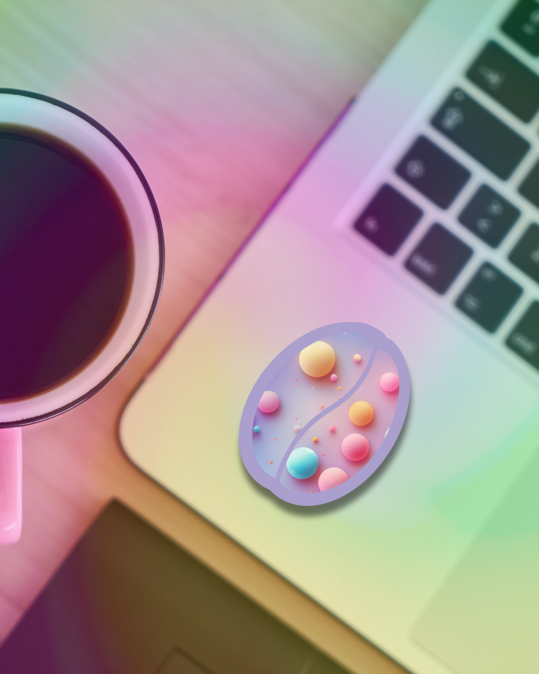 Coffee Slushy Vinyl Sticker