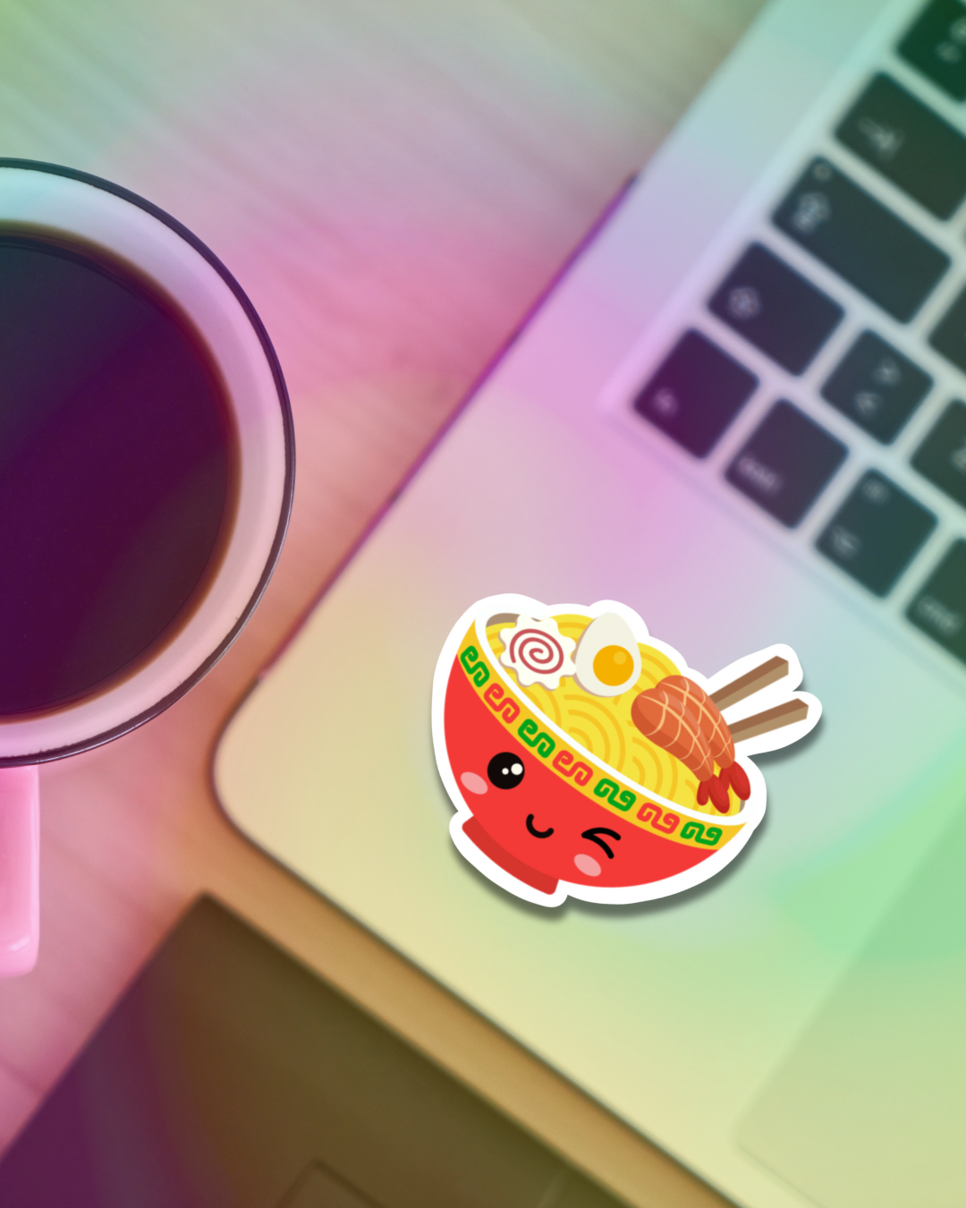 Coquette Ramen Vinyl Sticker