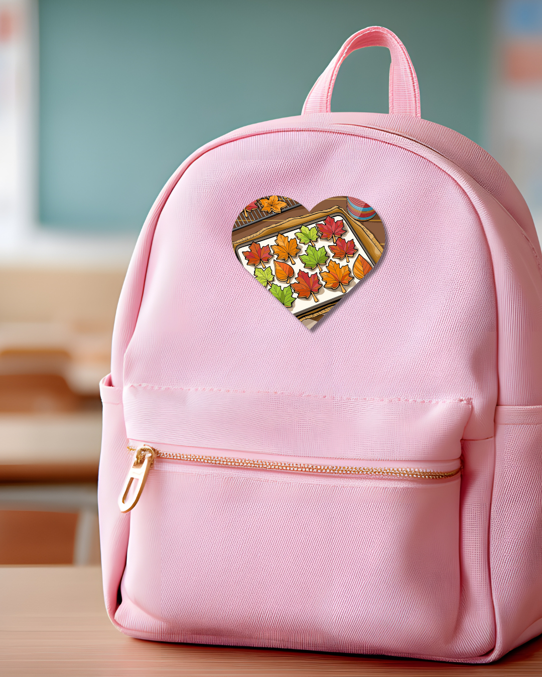 Cozy Cookies Heart Button Pin