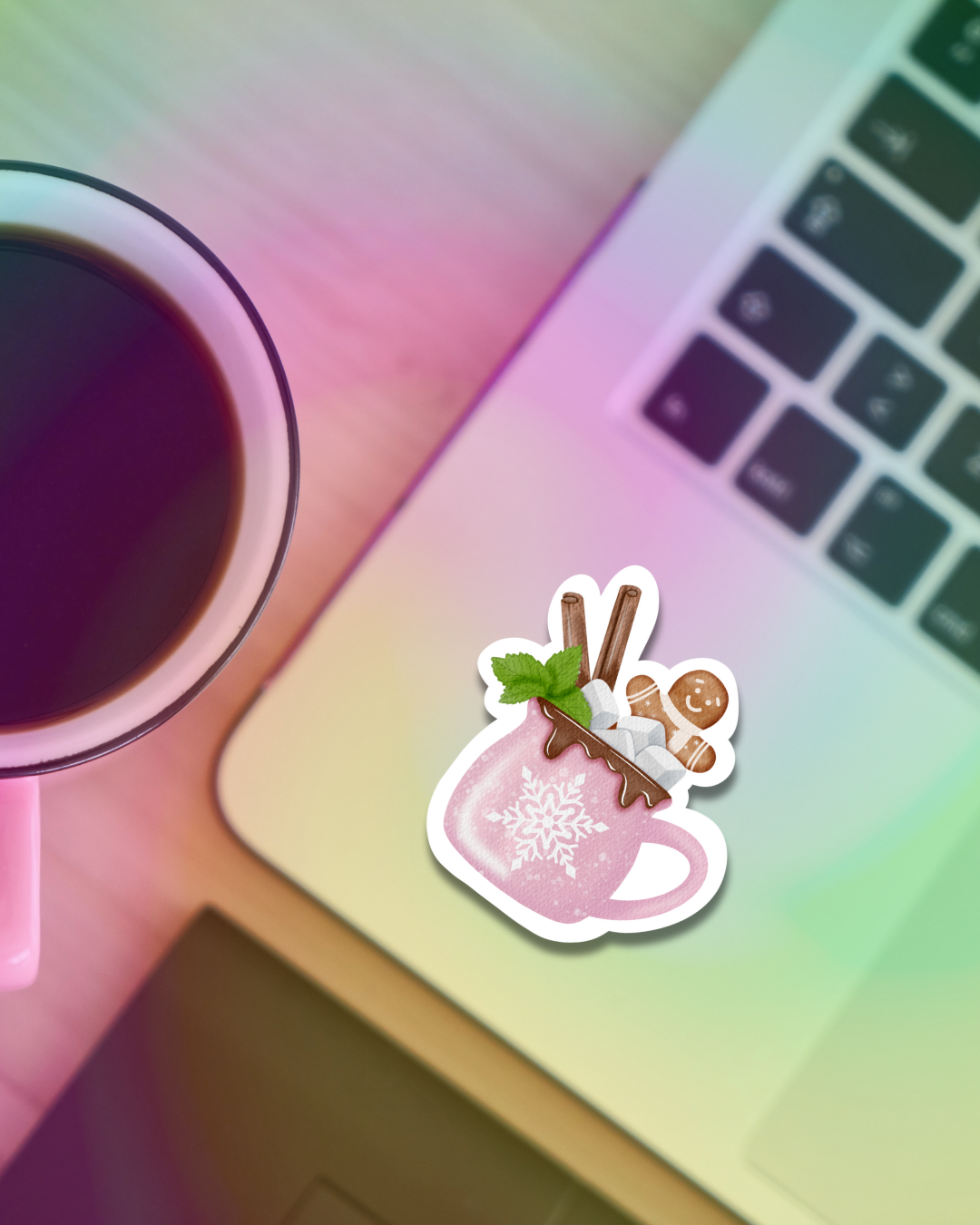Cozy Choco Vinyl Sticker