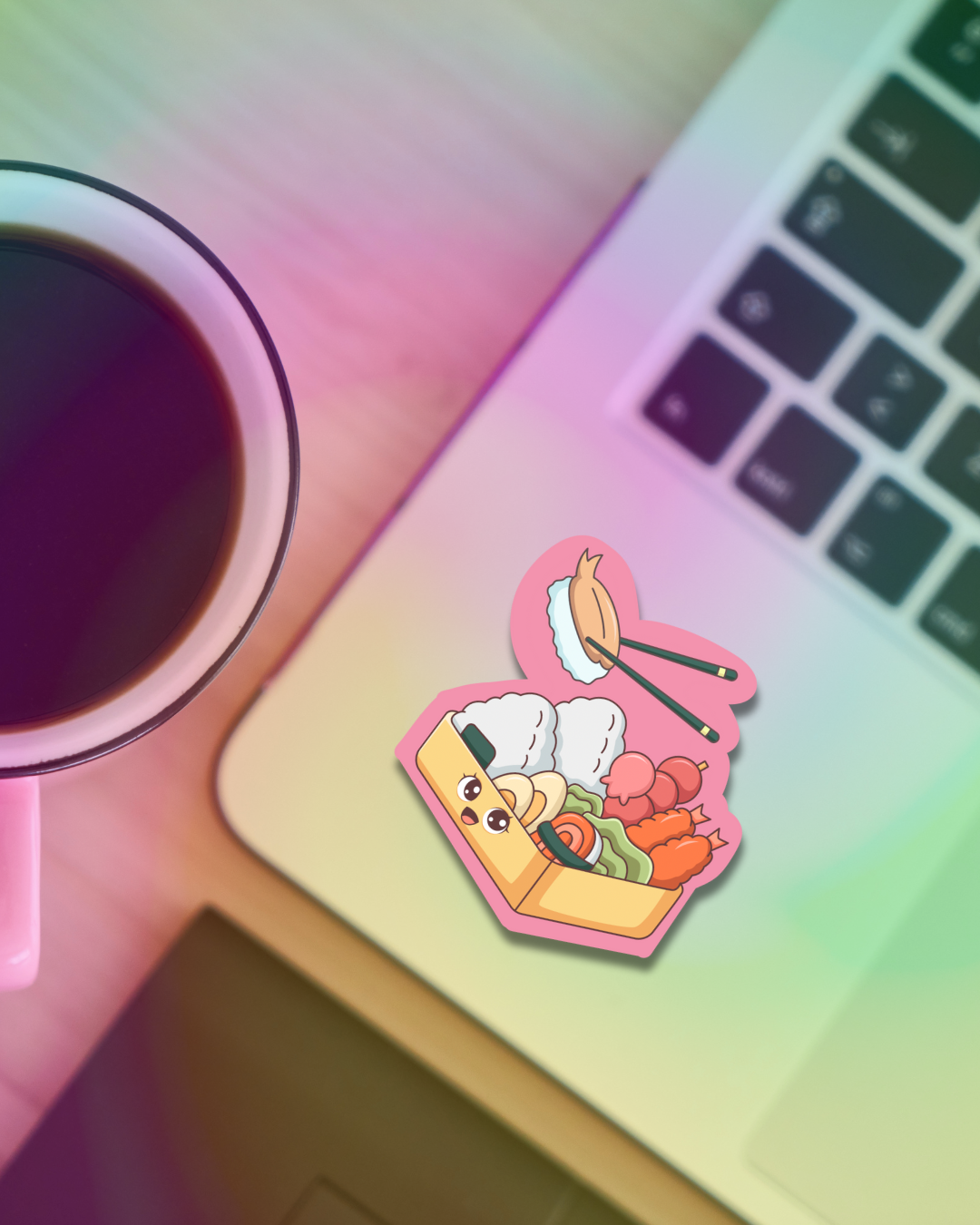Cute Bento Box Vinyl Sticker