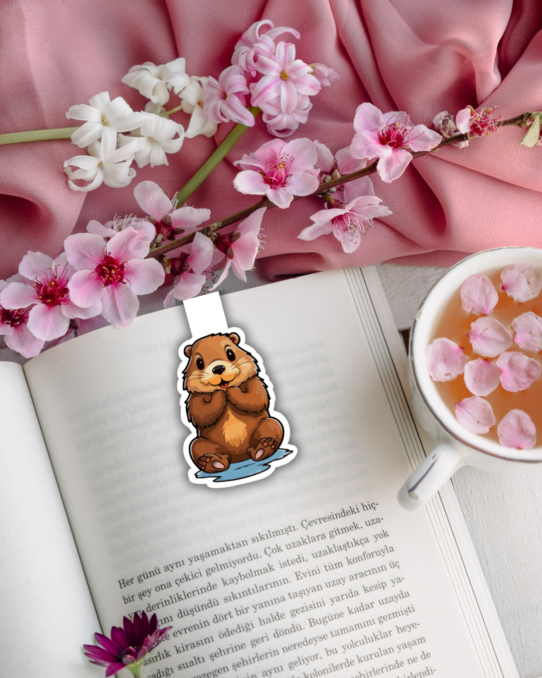 Cutie Beaver Magnetic Bookmark
