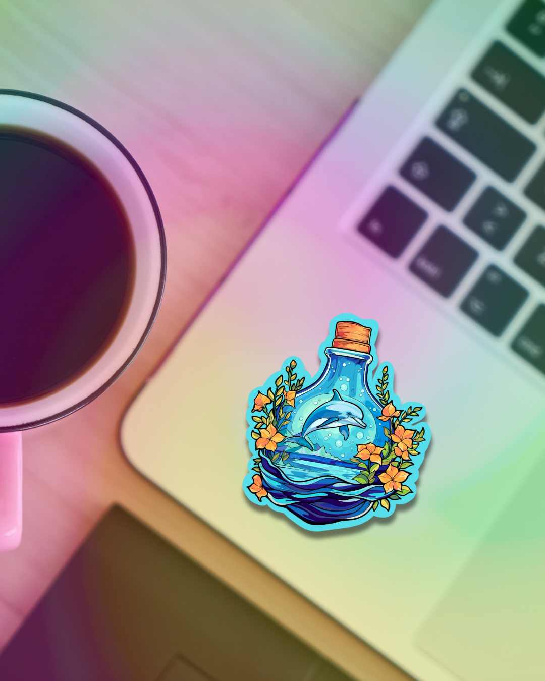 Dolphin Potion Vinyl Sticker