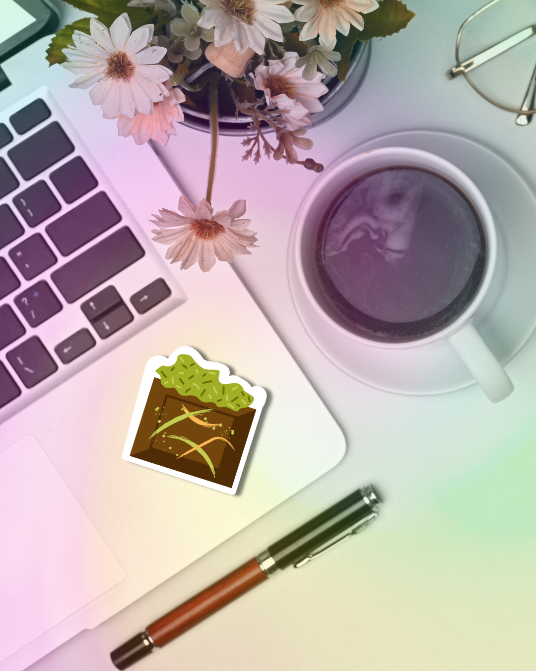 Dubai Chocolate Vinyl Sticker