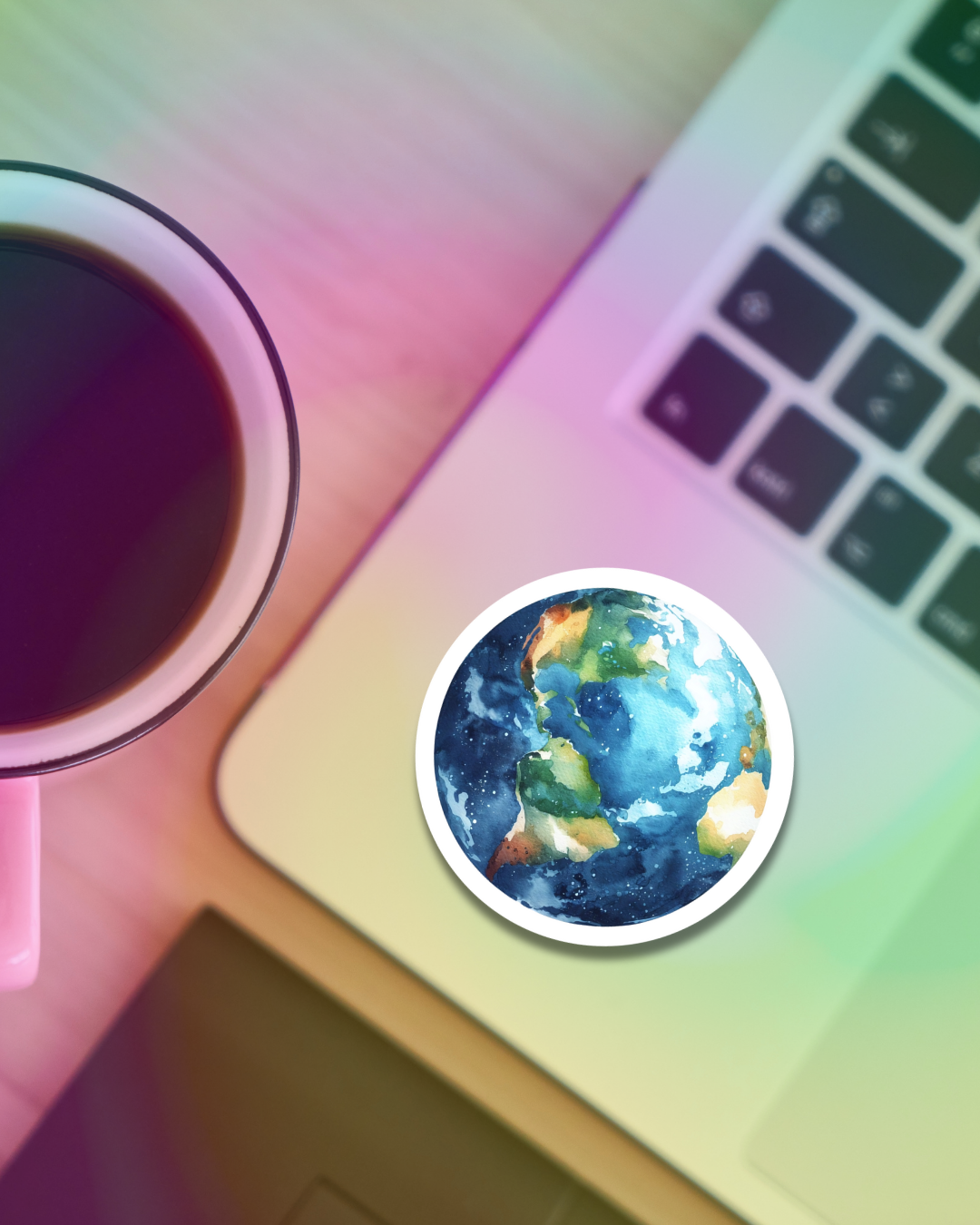 Earth Pic Vinyl Sticker