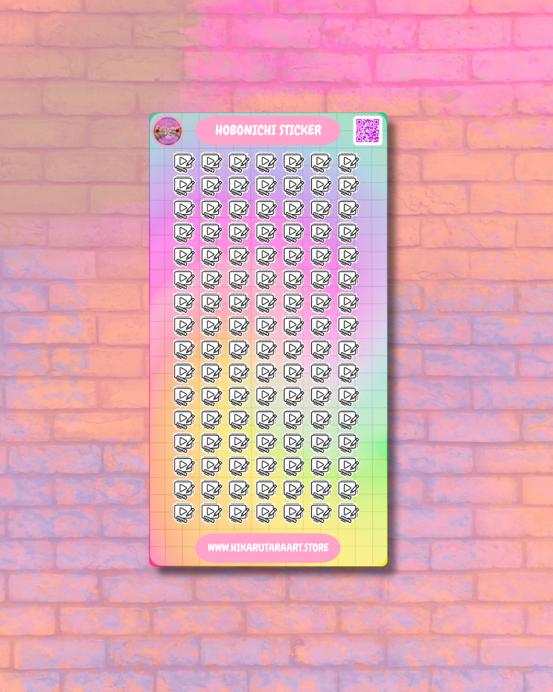 Hobonichi Cousin Editing Tab Sticker Sheet