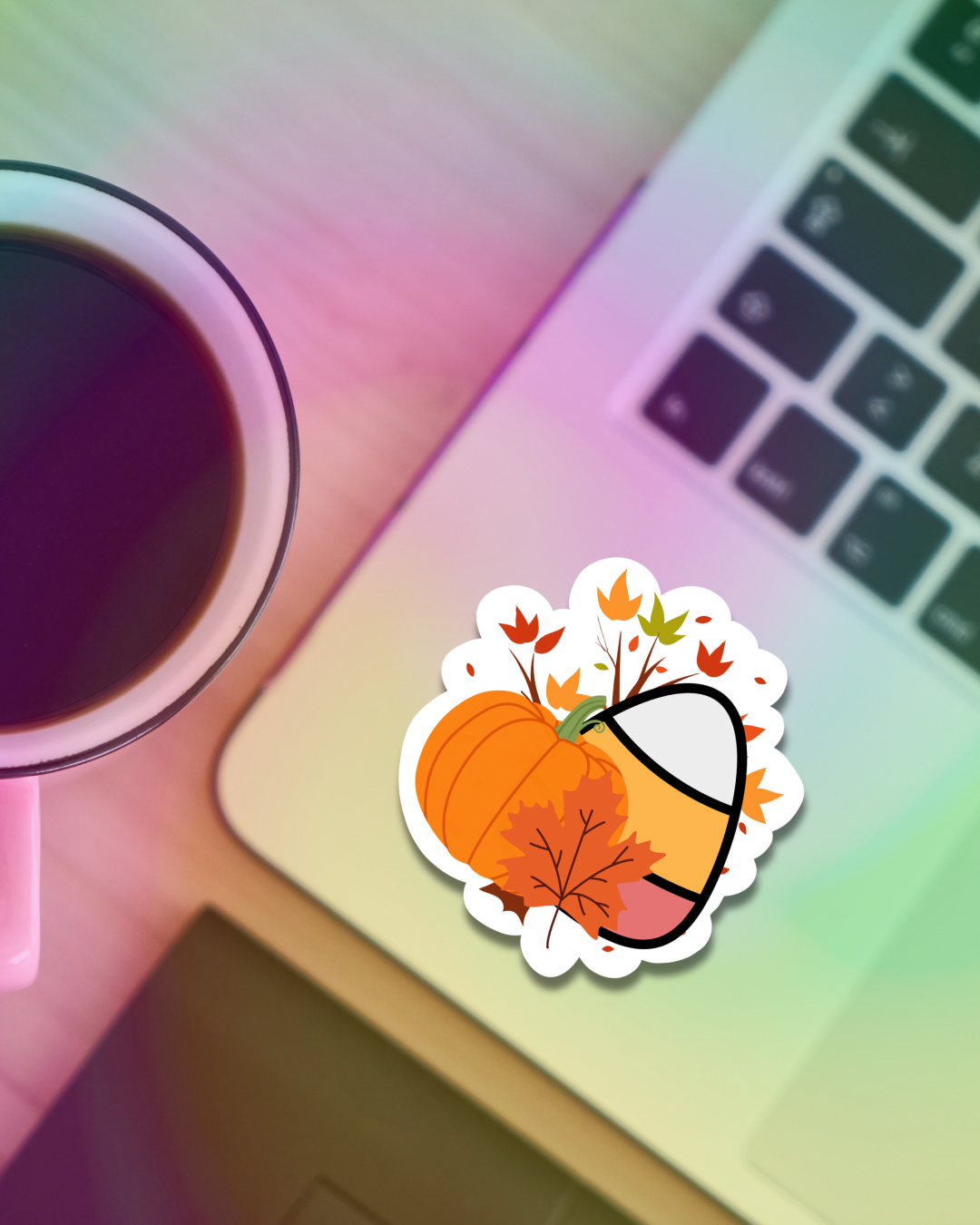 Fall Vibes Vinyl Sticker