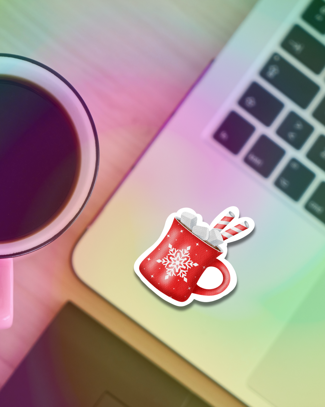 Festive Choco Vinyl Sticker