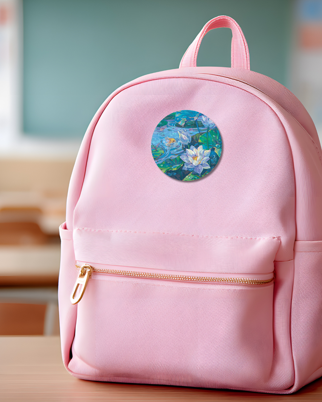 Flower Garden Button Pin