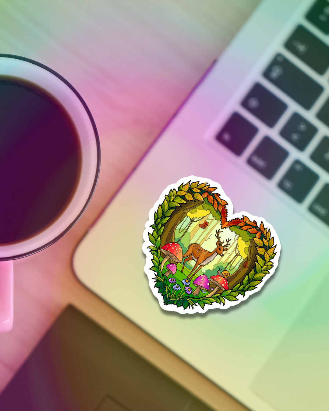 Forest Love Vinyl Sticker