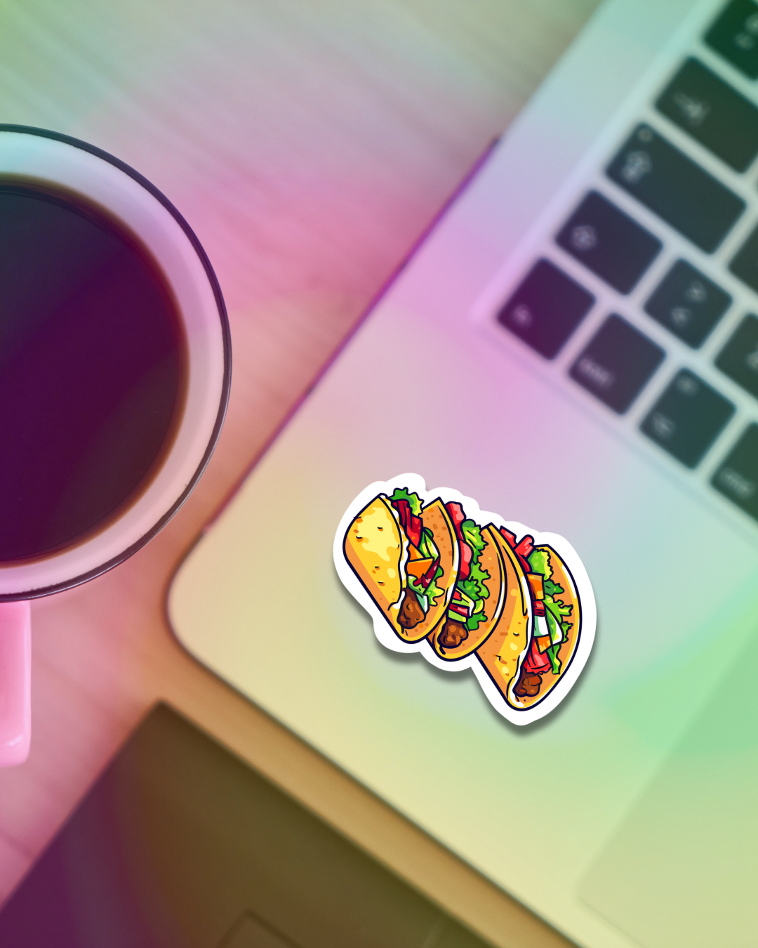 Fresh Taco Vinyl Sticker