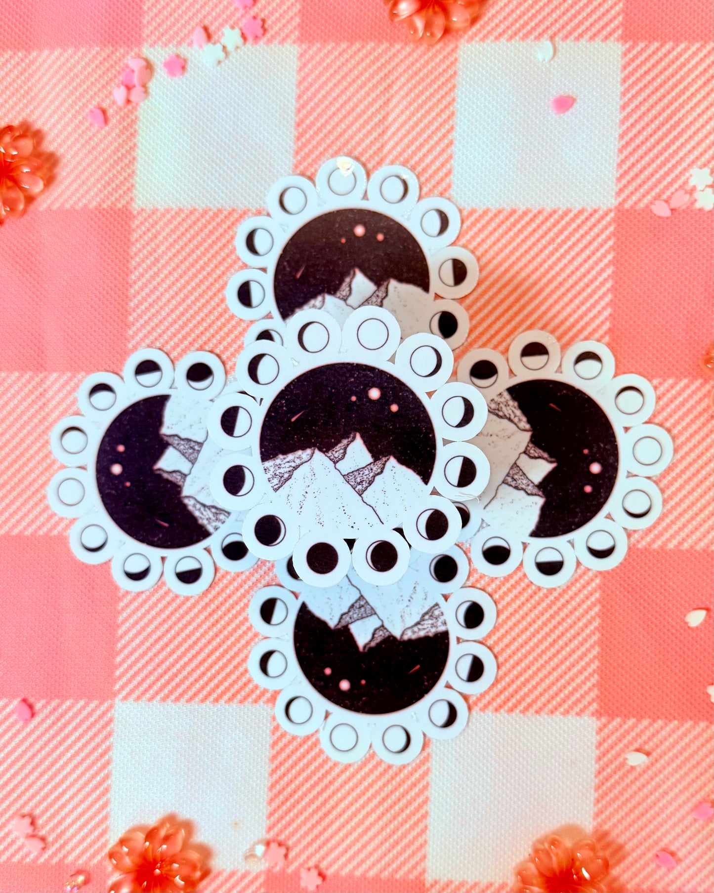 Moon Phase Vinyl Sticker
