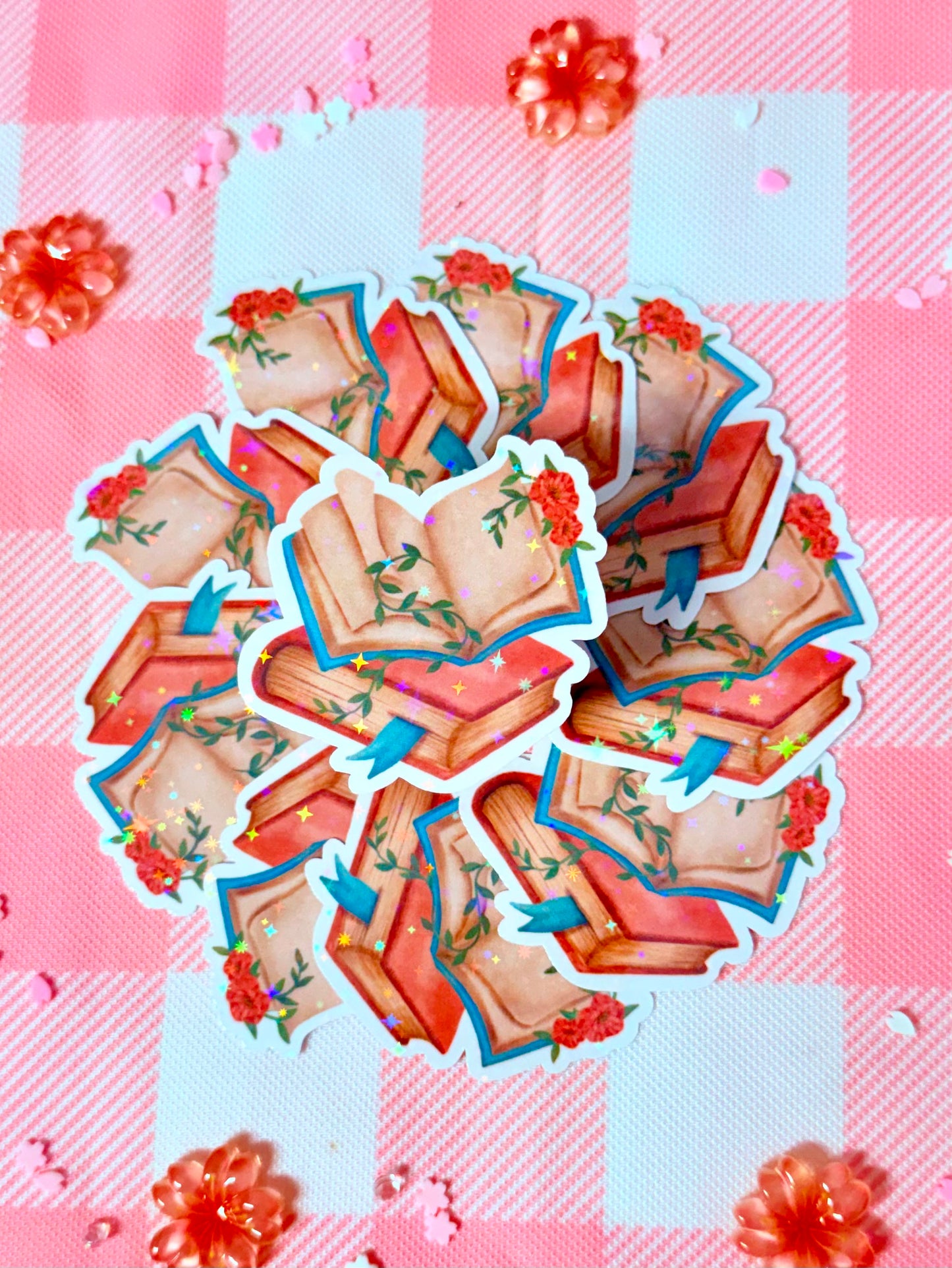 Spring Books Holographic Vinyl Sticker