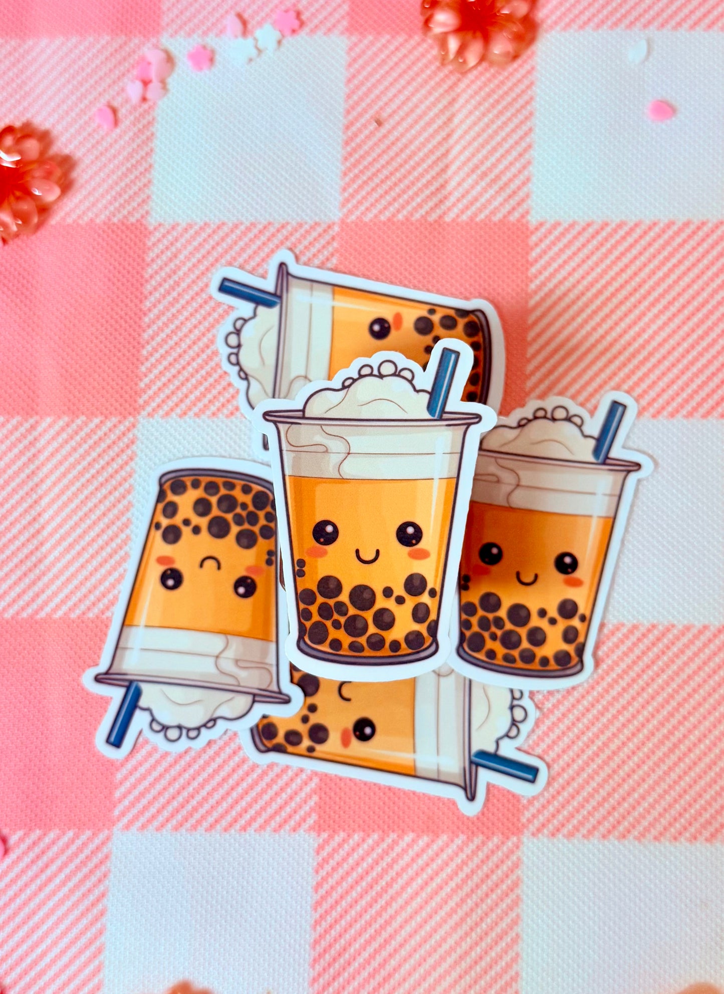 Caramel Boba Cutie Vinyl Sticker