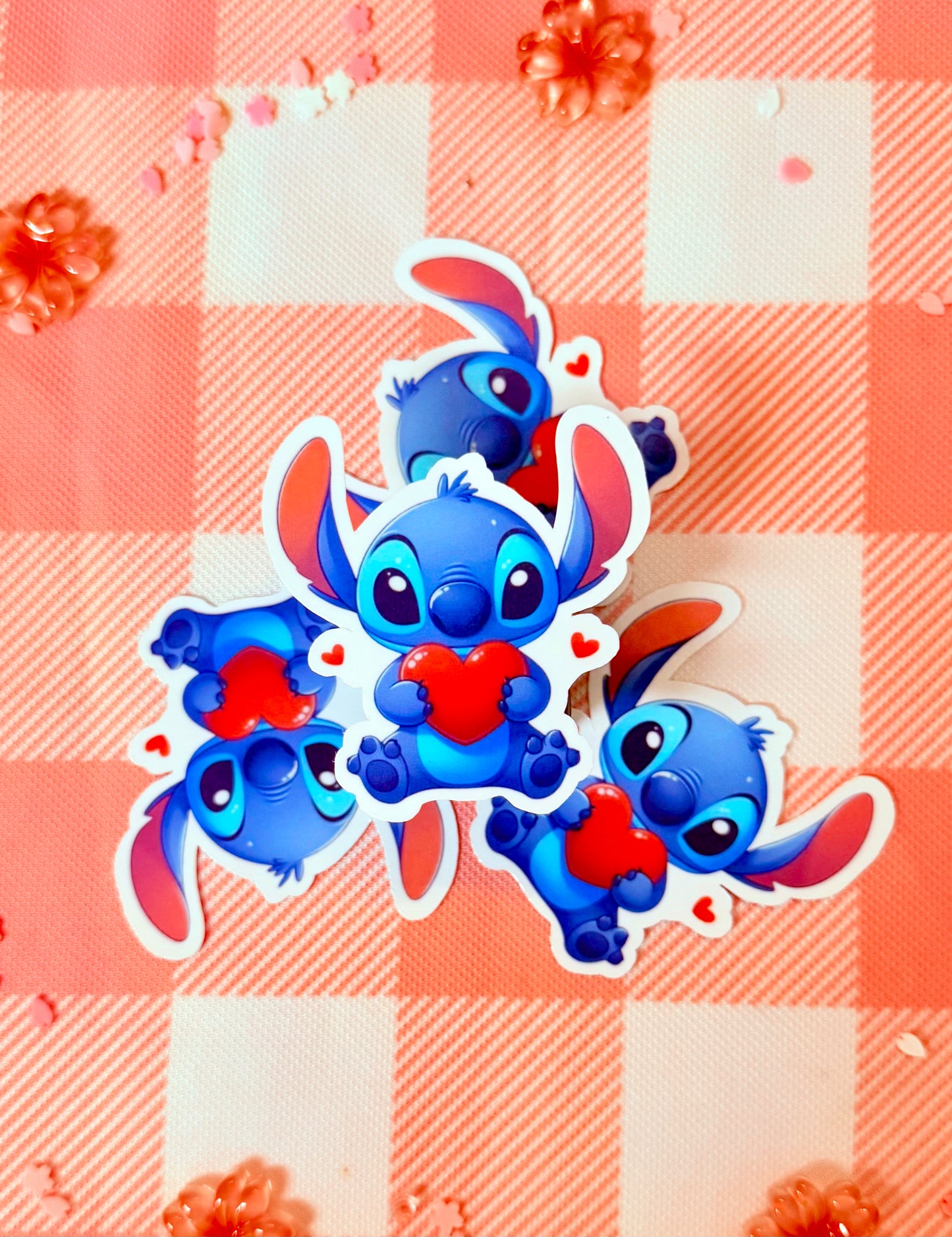 Stitch Love Vinyl Sticker