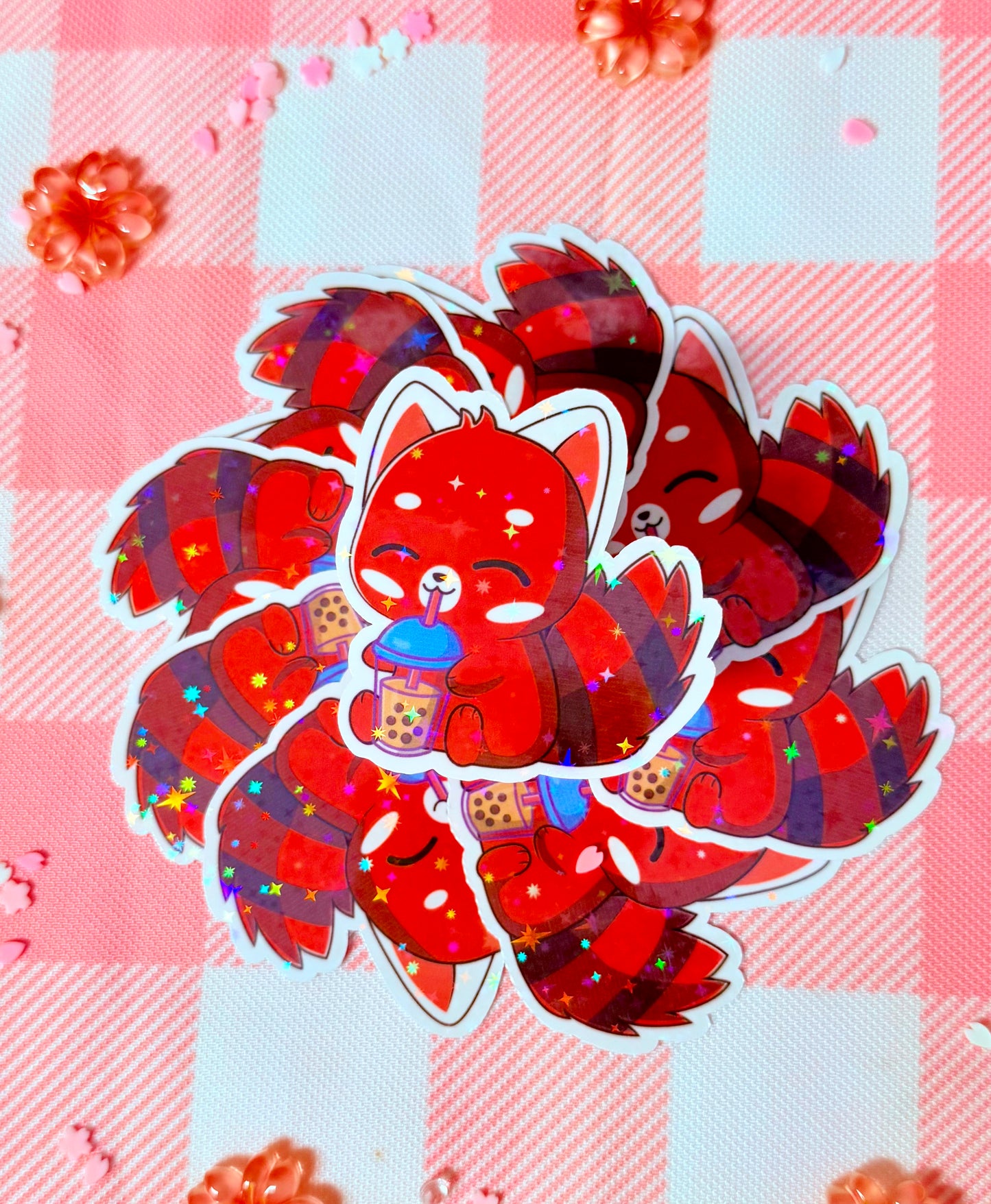 Boba Fox Holographic Vinyl Sticker