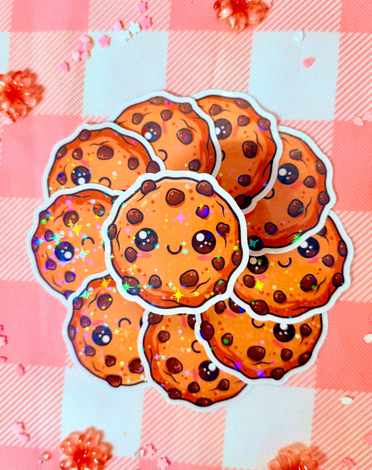 Cookie Boy Holographic Vinyl Sticker