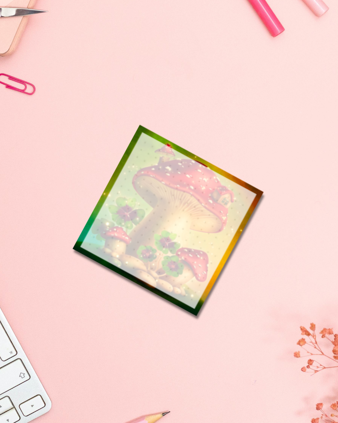 Fungi Notepad Aesthetic Cute Stationery Gift