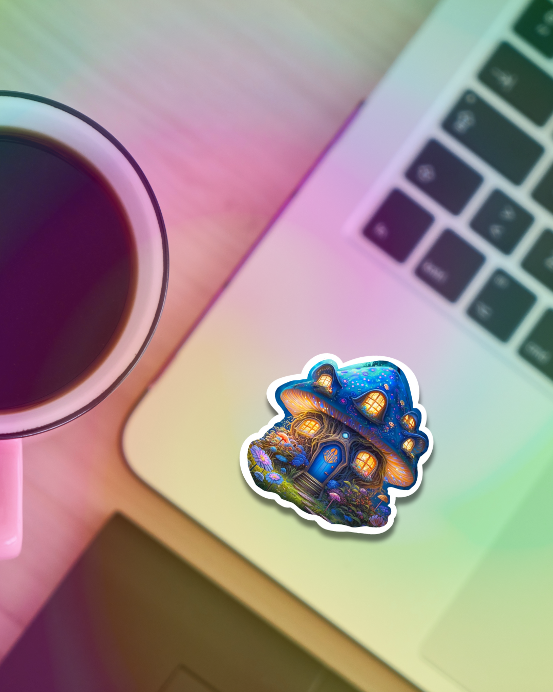 Fungi Home Vinyl Sticker