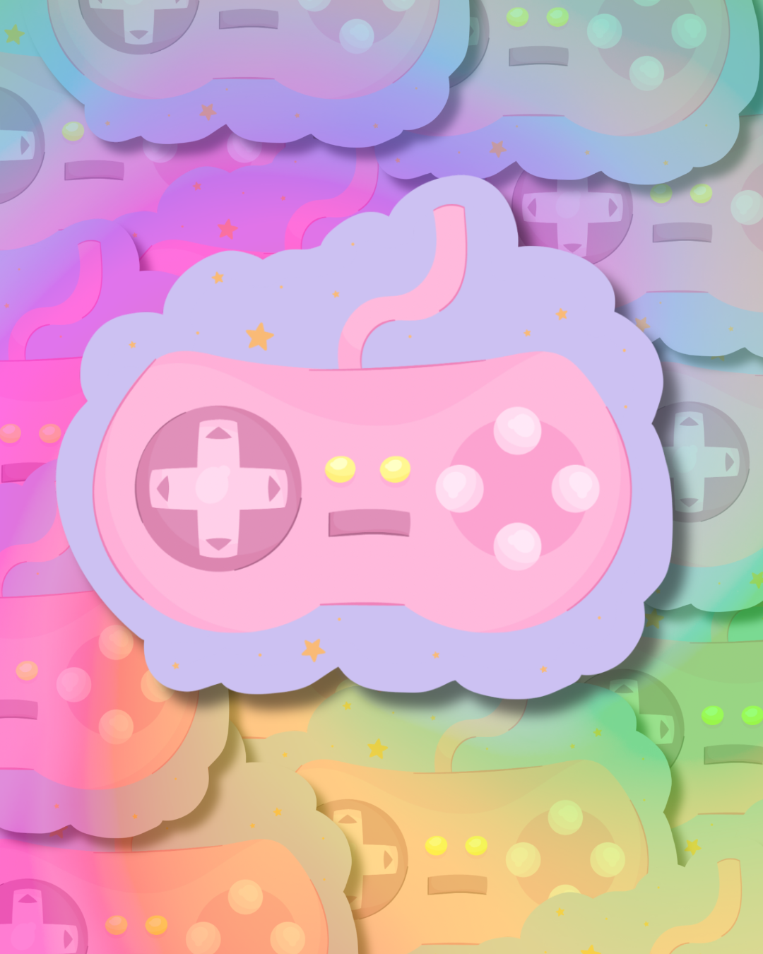 Gamer Tech Vinyl Sticker