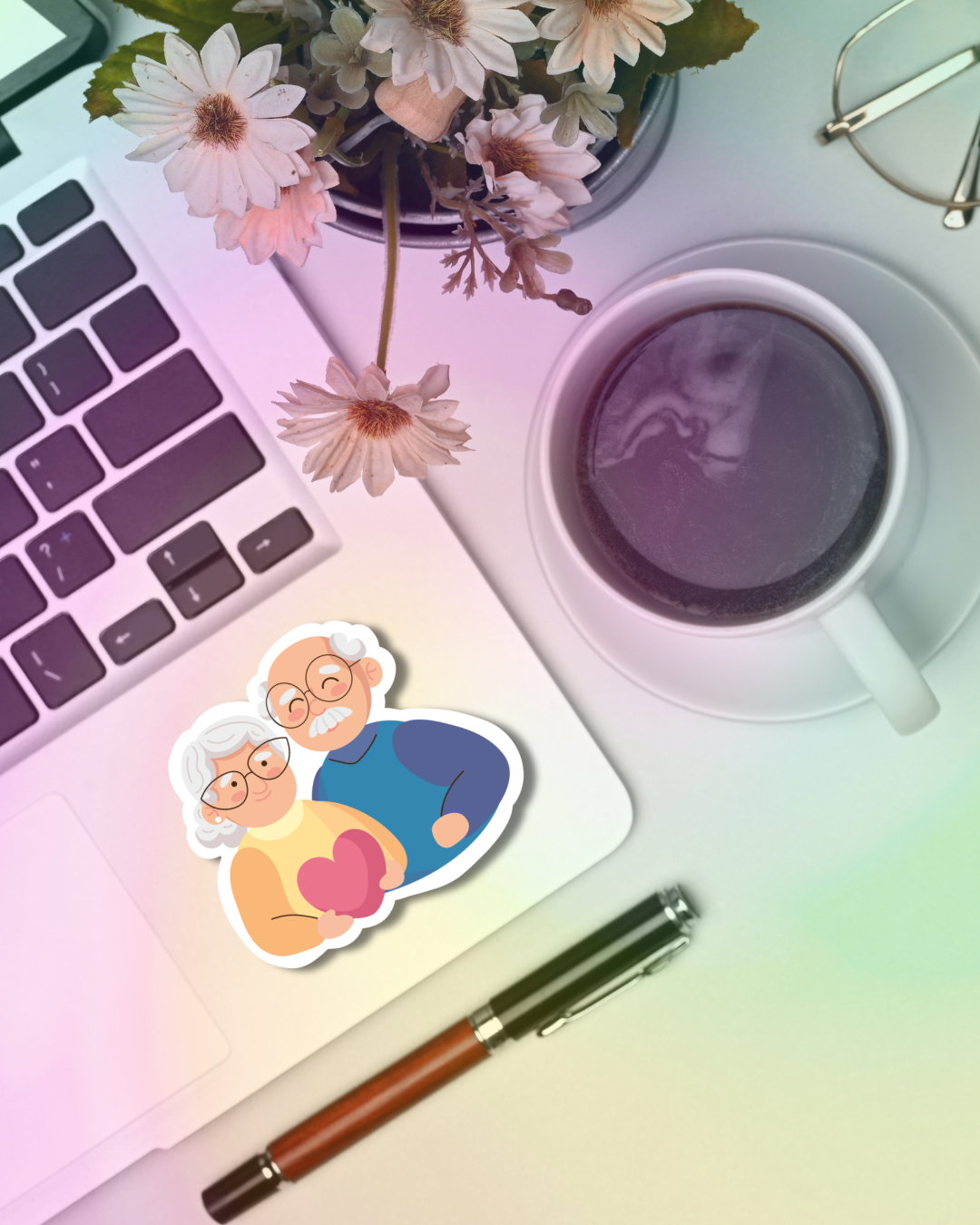 Grandparents Joy Vinyl Sticker