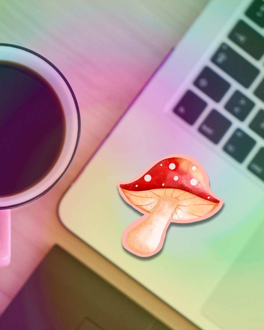 Groovy Shroom Vinyl Sticker