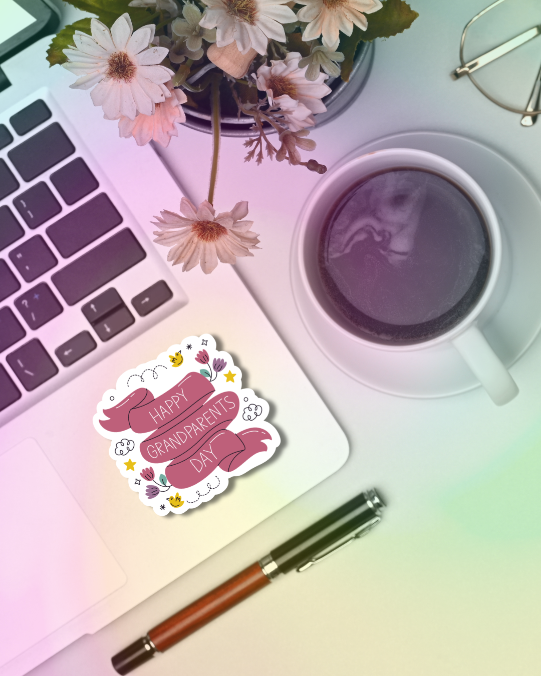 Happy Grandparents Day Vinyl Sticker