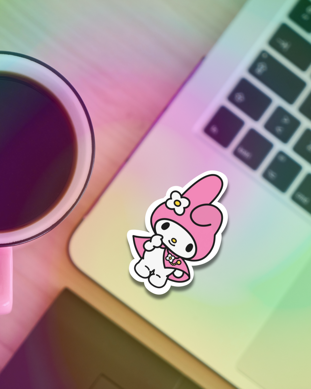 Happy My Melody Vinyl Sticker